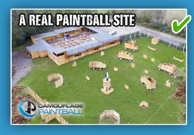 Paintball site in Alton